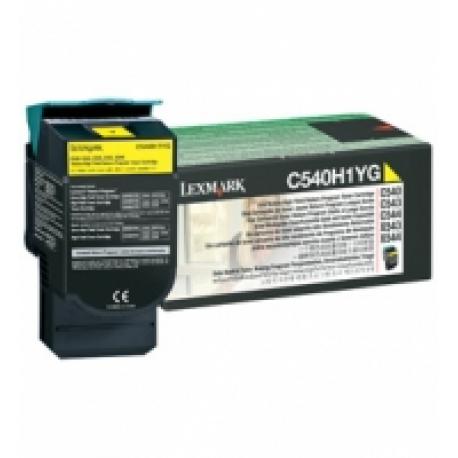 TONER COLOR LEXMARK C540H1YG-G - Imagen 1