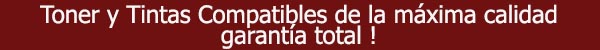 Ofertas en toner y tintas compatibles para todas las marcas